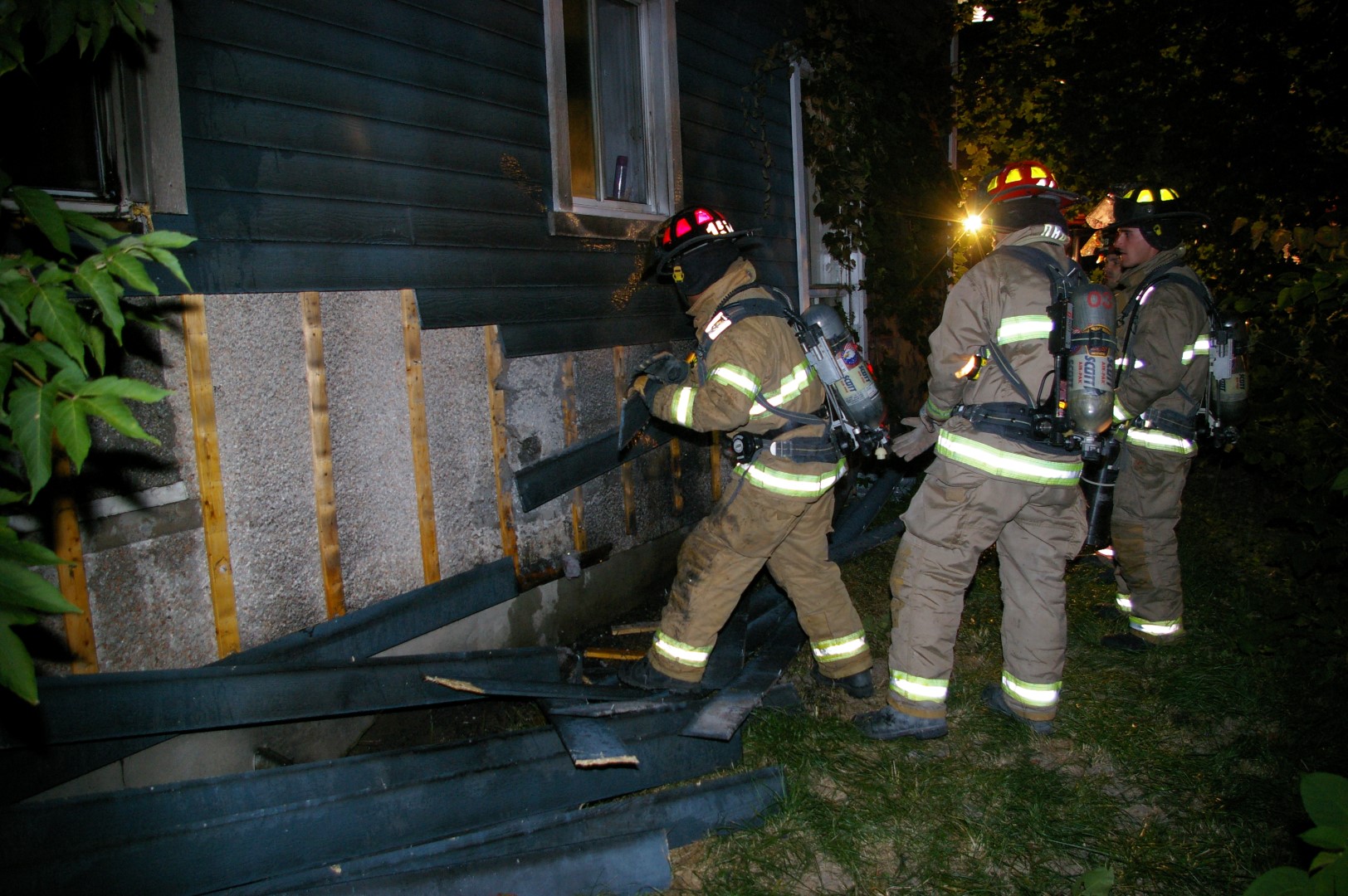Un incendie rapidement maîtrisé
