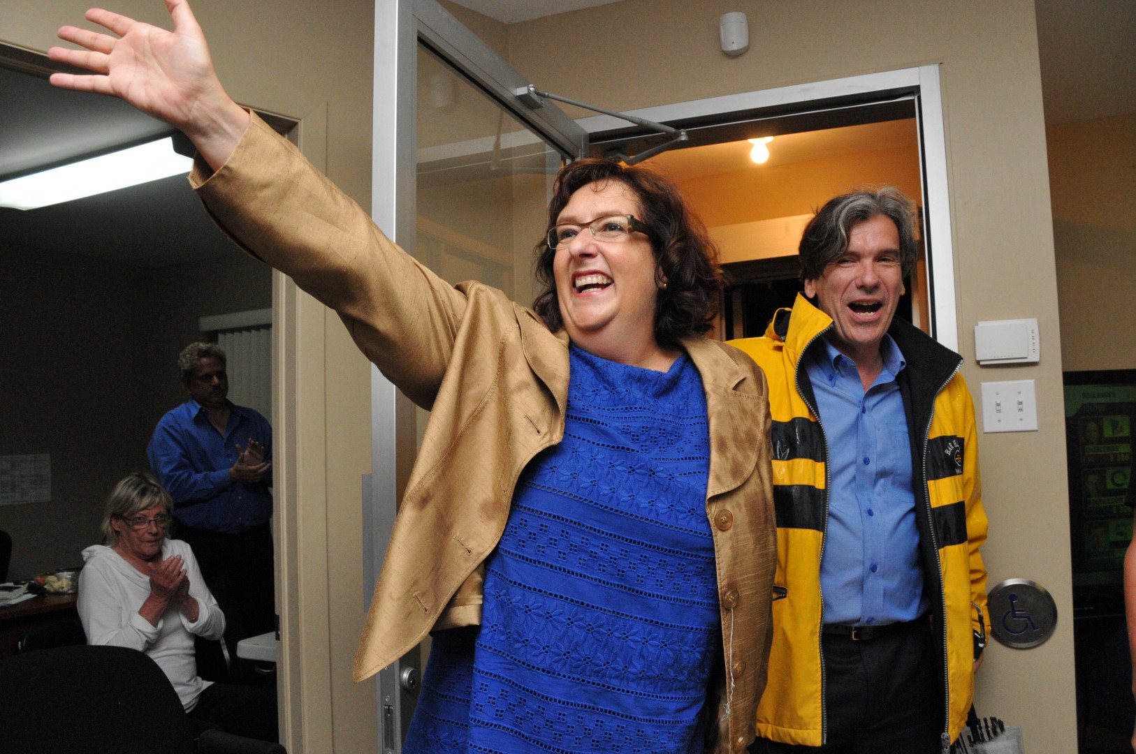 Marie Bouillé considère avoir mené une bonne campagne en étant beaucoup sur le terrain auprès des citoyens.