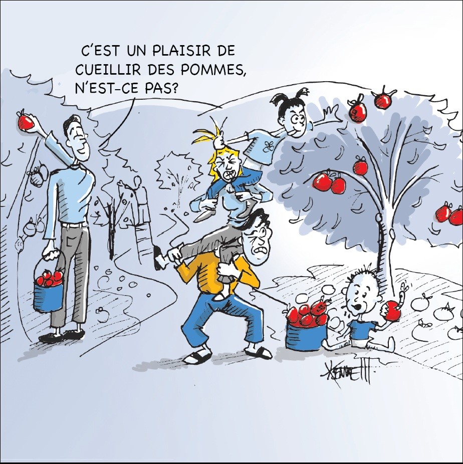 C'est le temps des pommes à Rougemont