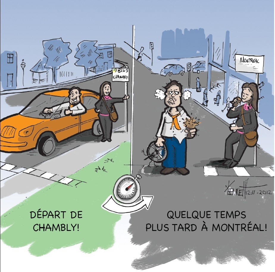 L'autobus plus rapide que l'automobile pour se rendre à Montréal