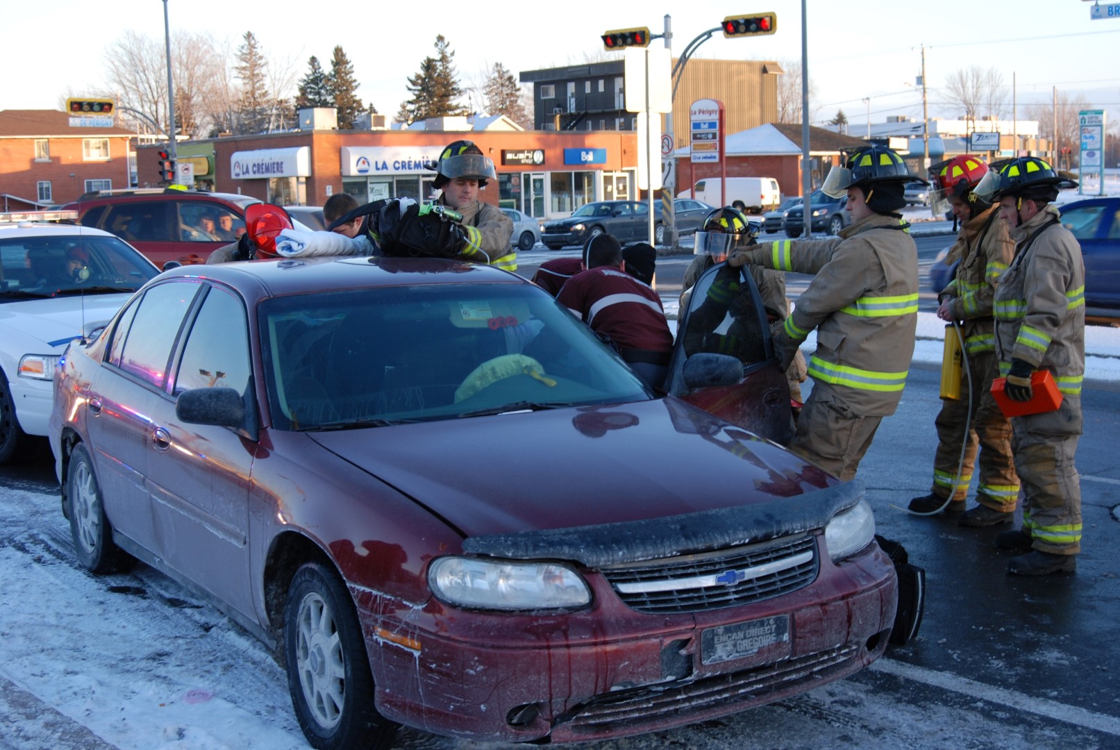 Collision à Chambly