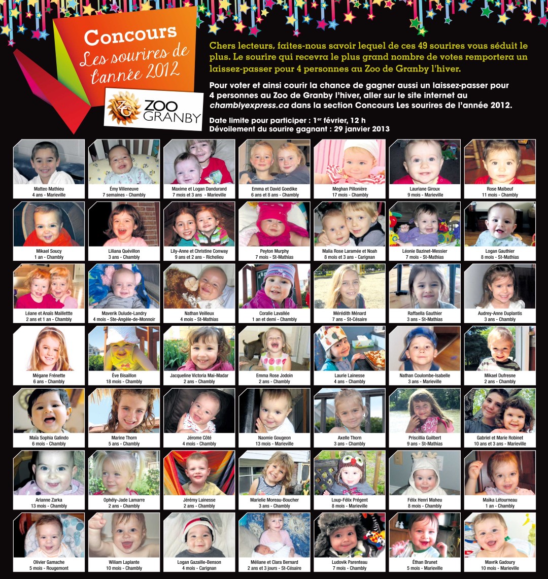 Les Candidats Sourires 2012