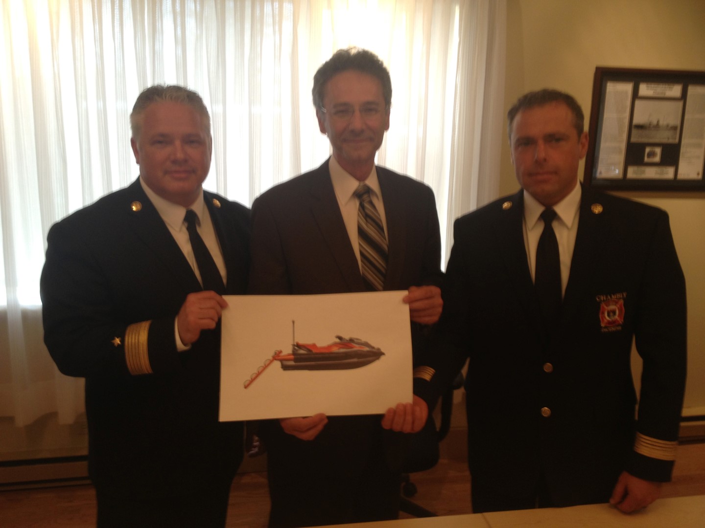 Une motomarine  hi tech  pour le Service d'incendie de Chambly