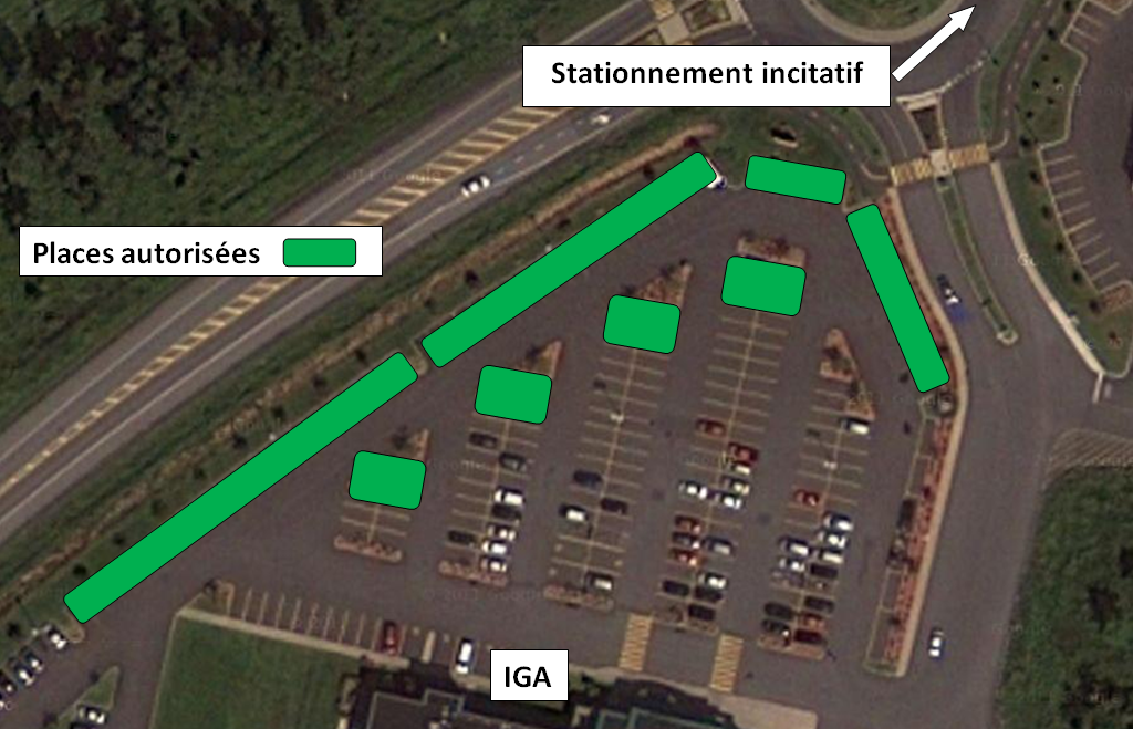 Stationnement incitatif : 85 nouvelles cases au