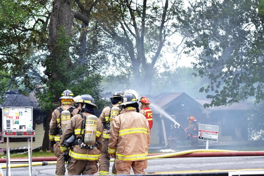 Une résidence part en fumée à Saint-Mathias