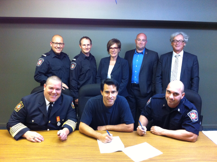 Une première convention collective pour les pompiers de Saint-Mathias