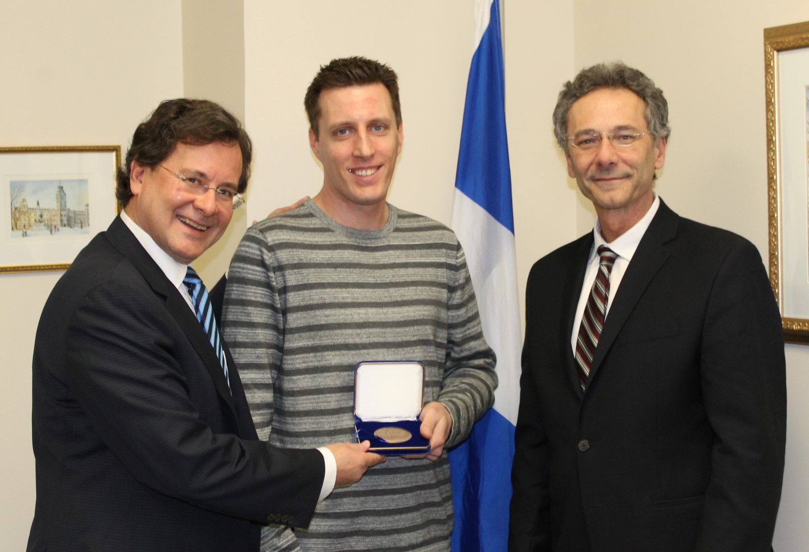 Médaille de l'Assemblée nationale pour Patrick Dufresne