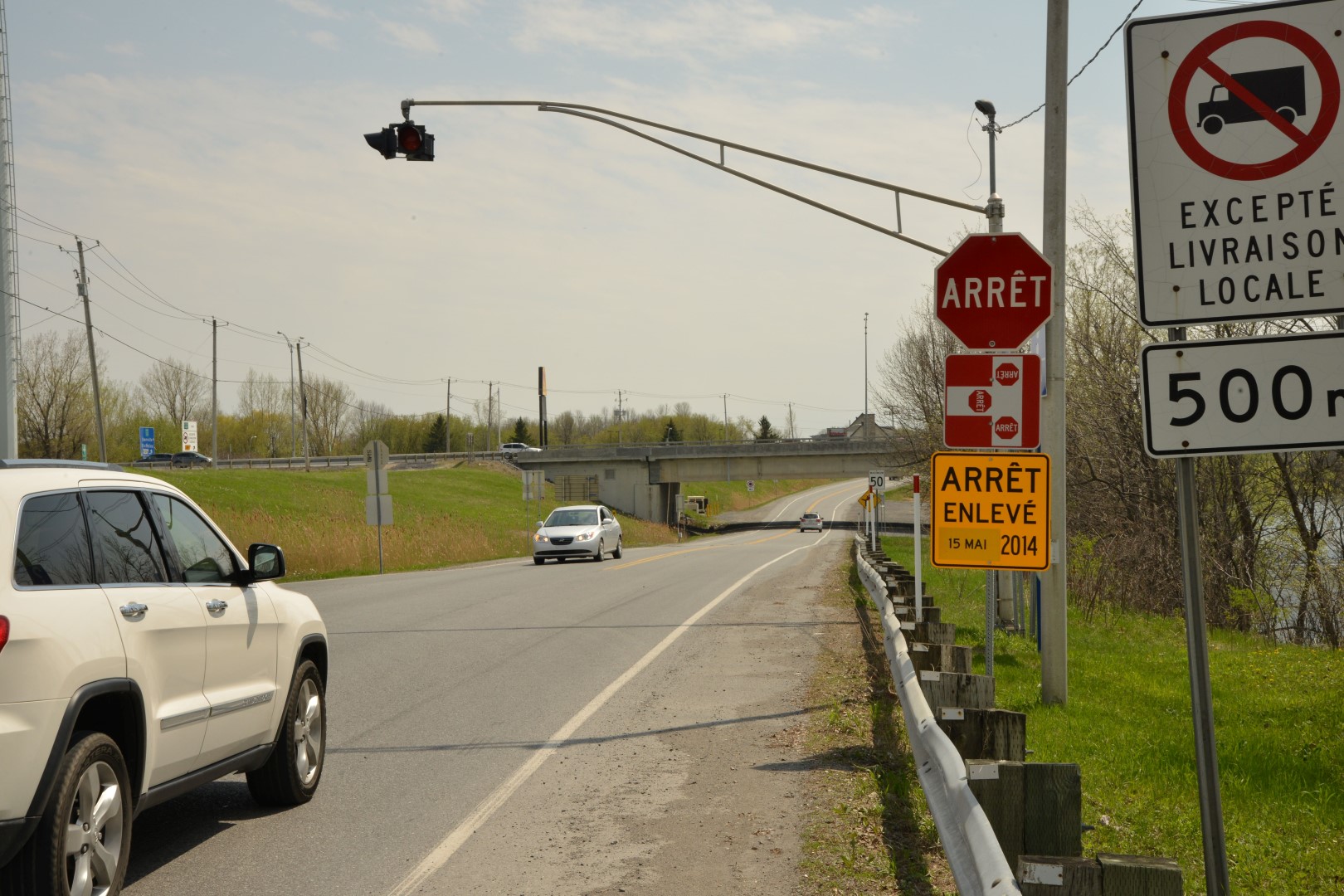Richelieu lance une pétition pour maintenir les stops sur la 133