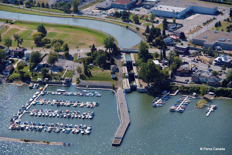Travaux aux déversoirs nos 4 et 5 au Lieu historique national du Canal-de-Chambly 
