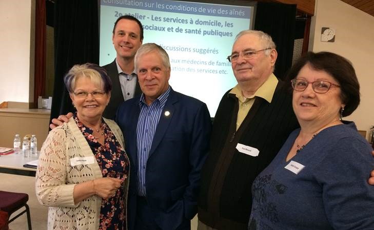 Les députés Roberge et Paradis à l’écoute des aînés de la région