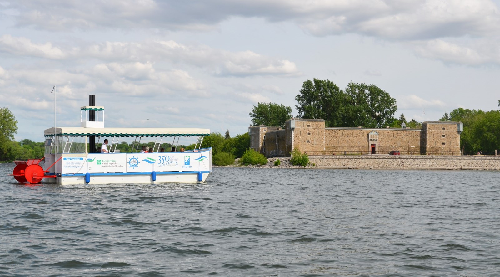 Découvrez les beautés du bassin de Chambly à bord du bateau Le Chambly I 