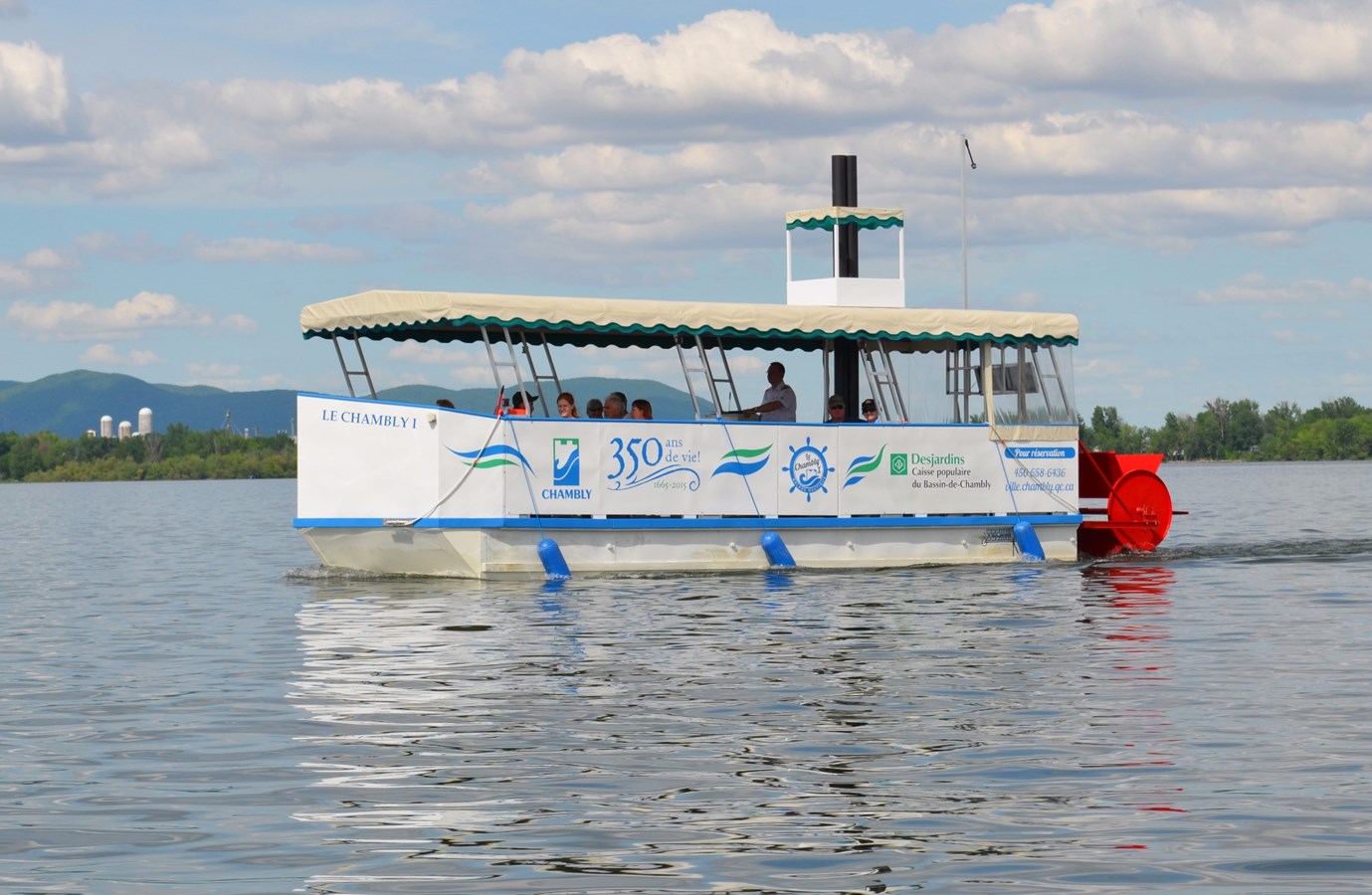 Découvrez les beautés du bassin de Chambly à bord du bateau Le Chambly I