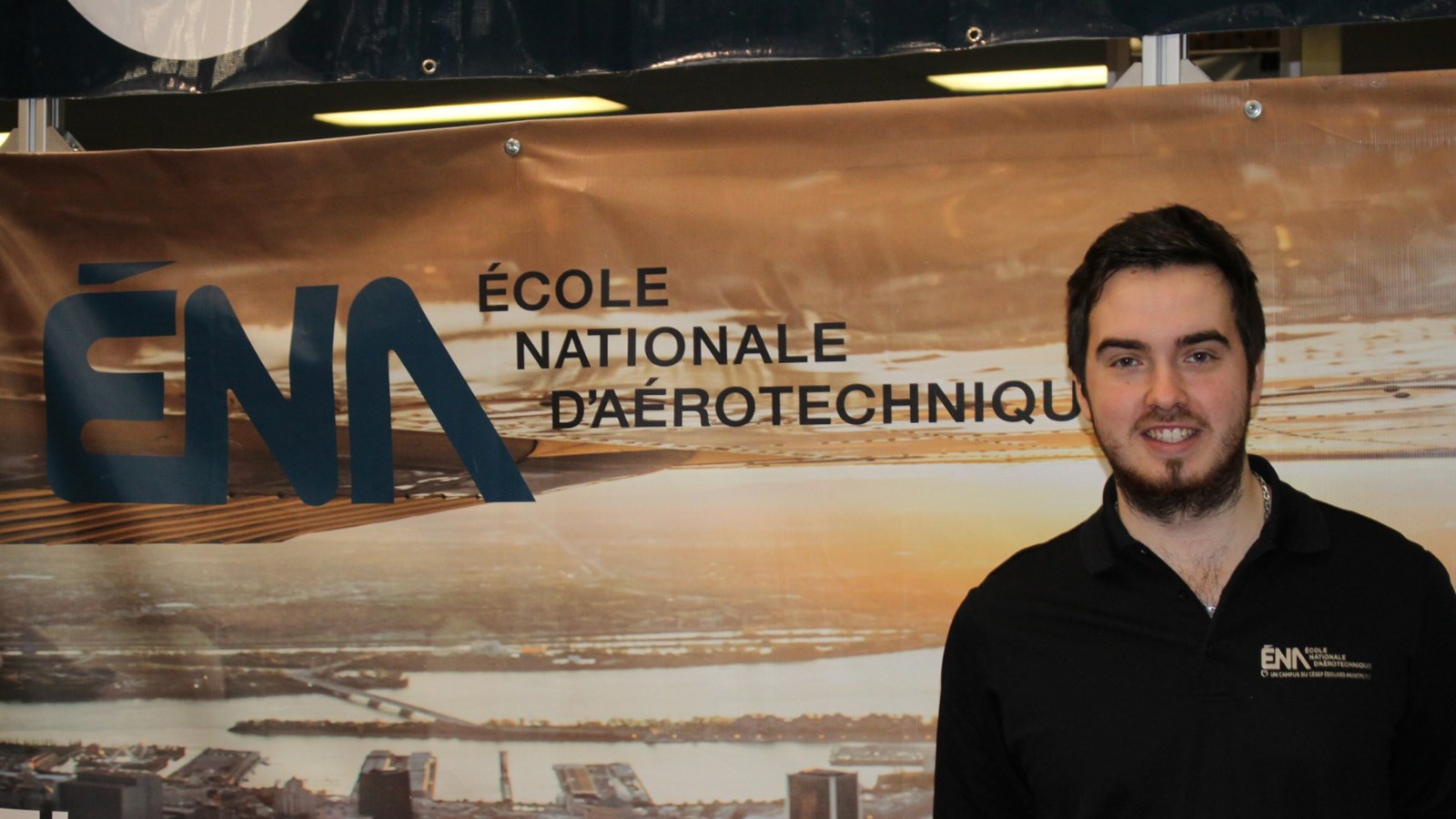 Sylvain Gerhardt, finissant de la Techniques de génie aérospatiale.
