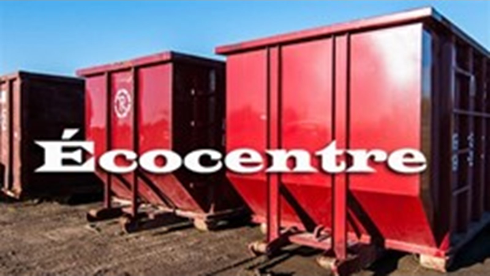 Le 17 août, on se débarrasse de nos matériaux secs à l'écocentre 