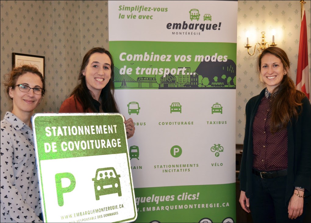 Le projet de transport durable "Embarque ! Montérégie" lancé à Chambly