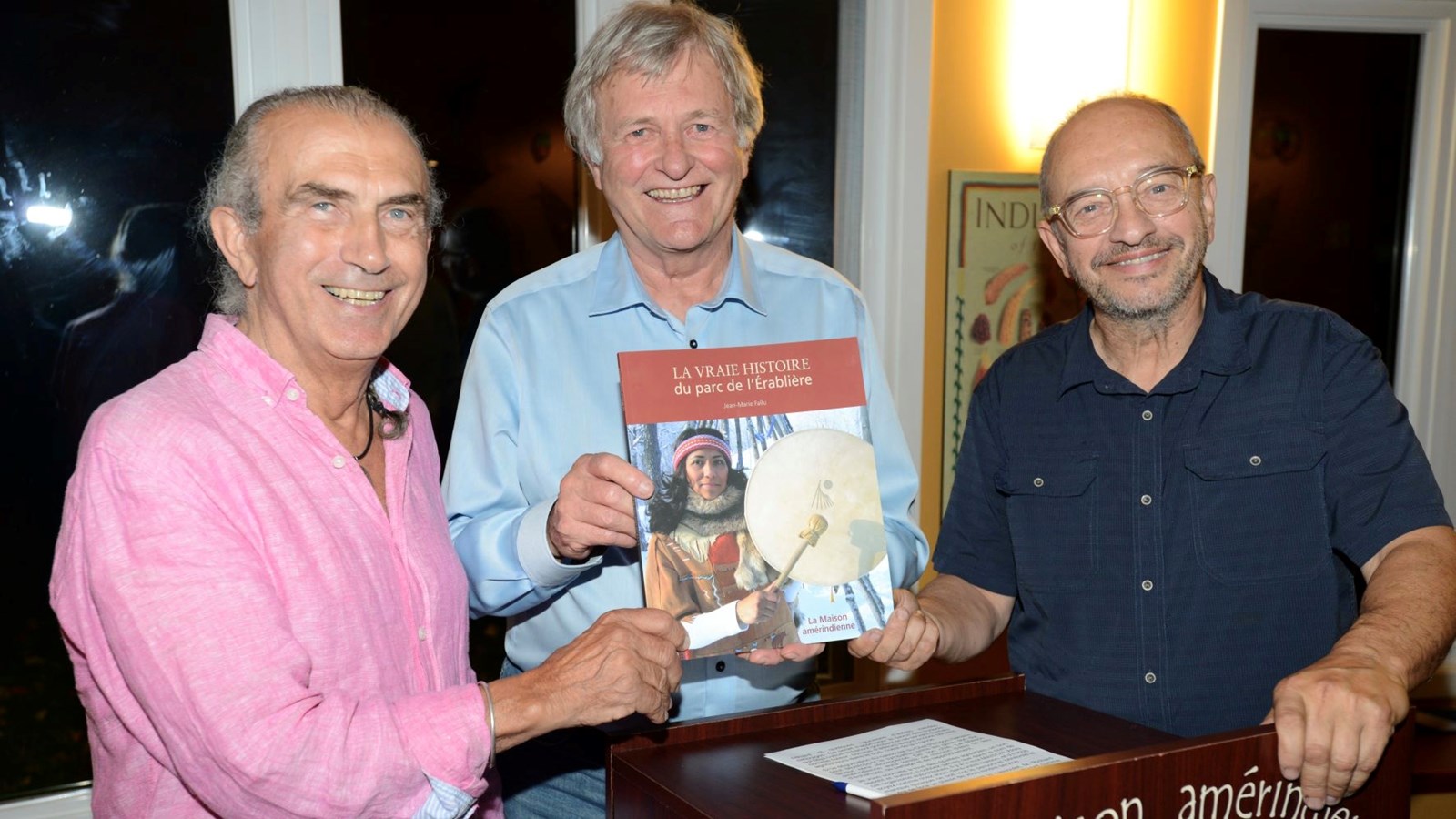 Lancement de l'ouvrage « La vraie histoire du parc de l'Érablière » de l'historien et muséologue Jean-Marie Fallu