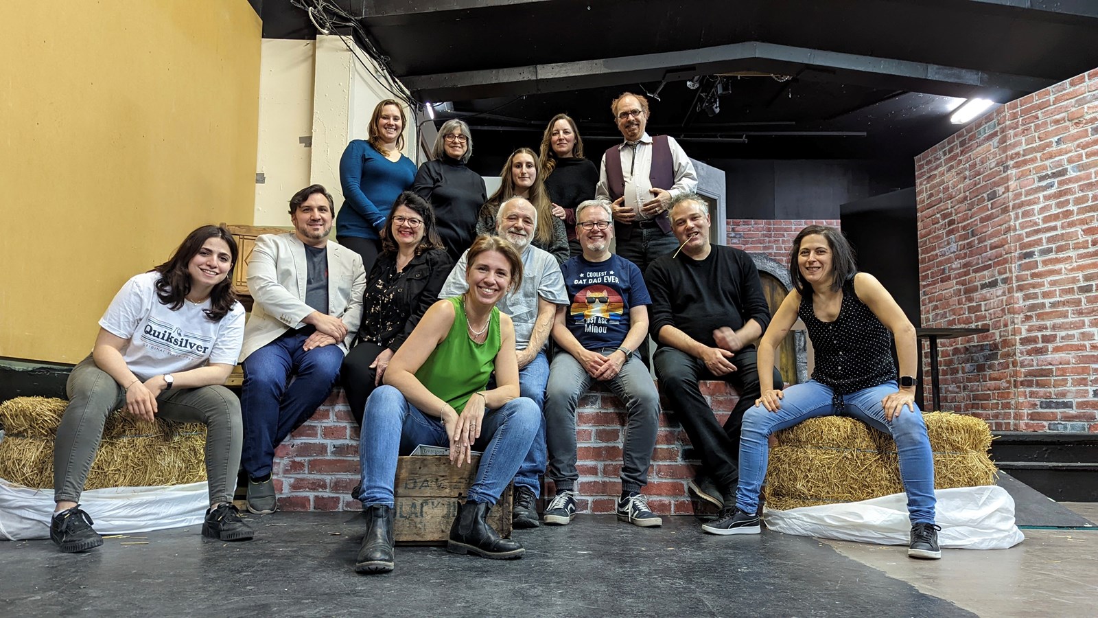 Le retour des comédiens sur la scène du Café-Théâtre de Chambly