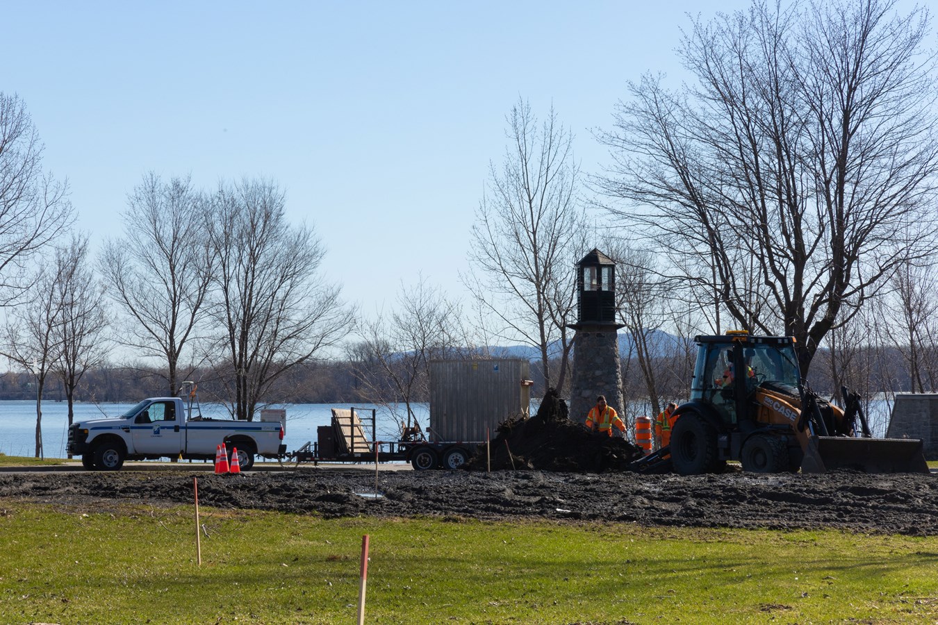 Début des travaux d’aménagement au Jardin Boileau