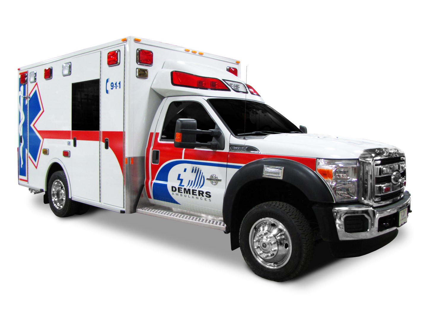 L’ambulance MXP 150 de l'entreprise Demers Ambulances.(Photo : Courtoisie)