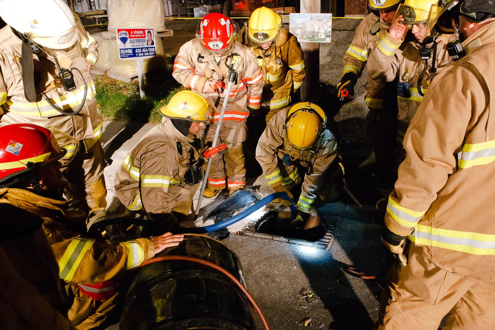 Une collision cause un important déversement d'essence