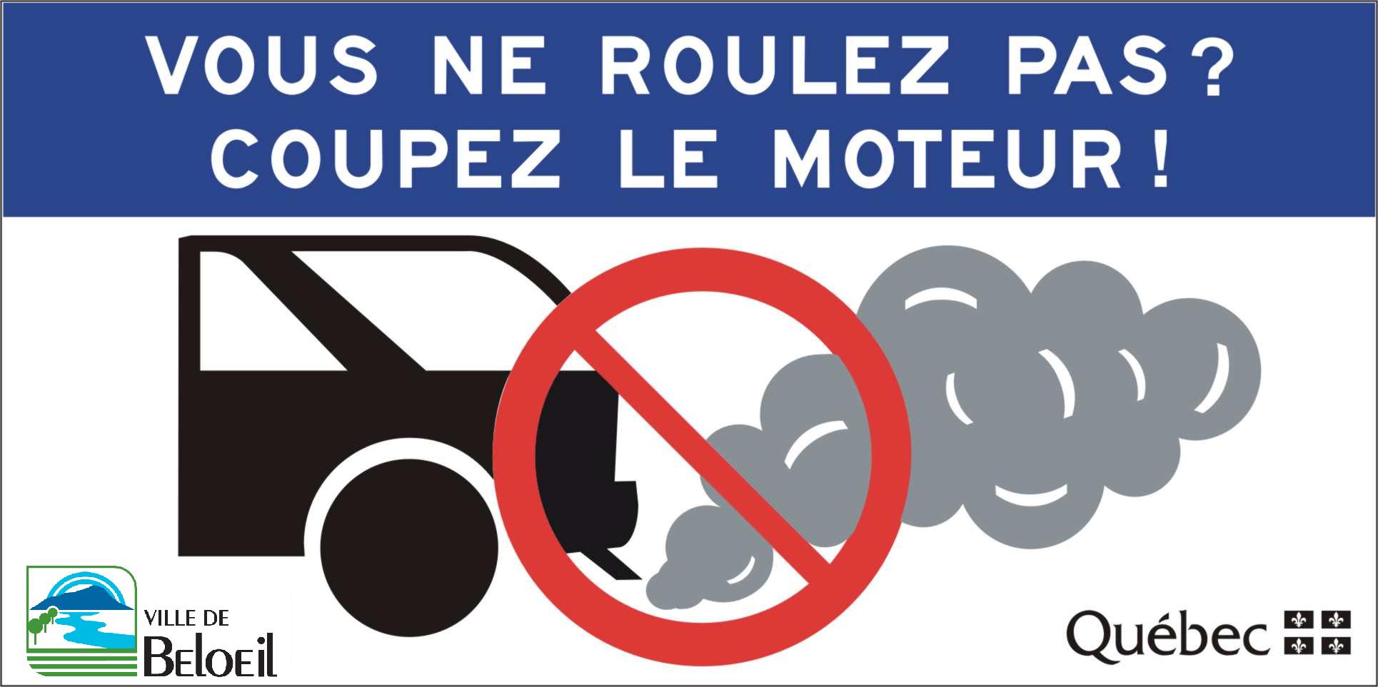 Campagne de sensibilisation pour couper les moteurs