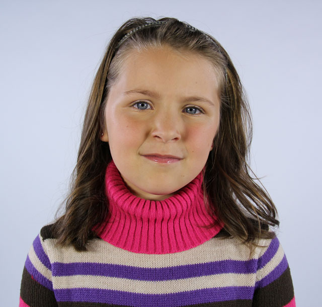 Eloyse, 7 ans, a été victime d'intimidation.