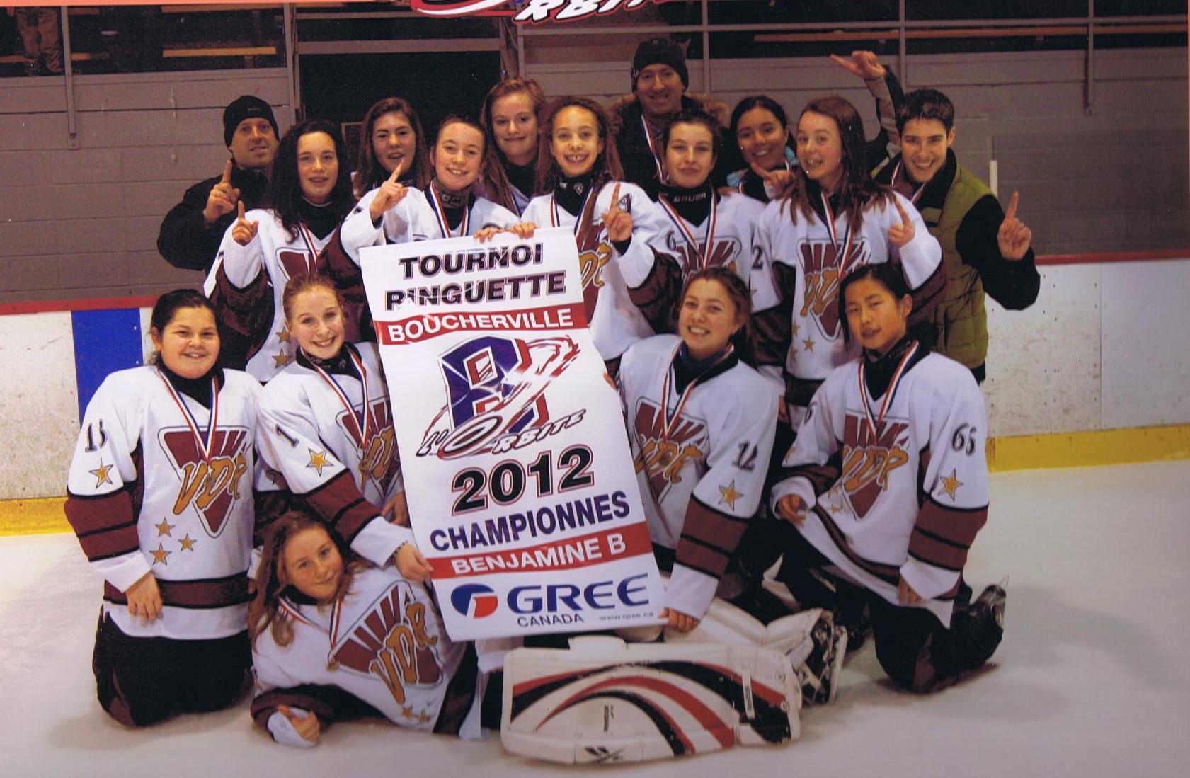 Ringuette : les benjamines B gagnent à Boucherville
