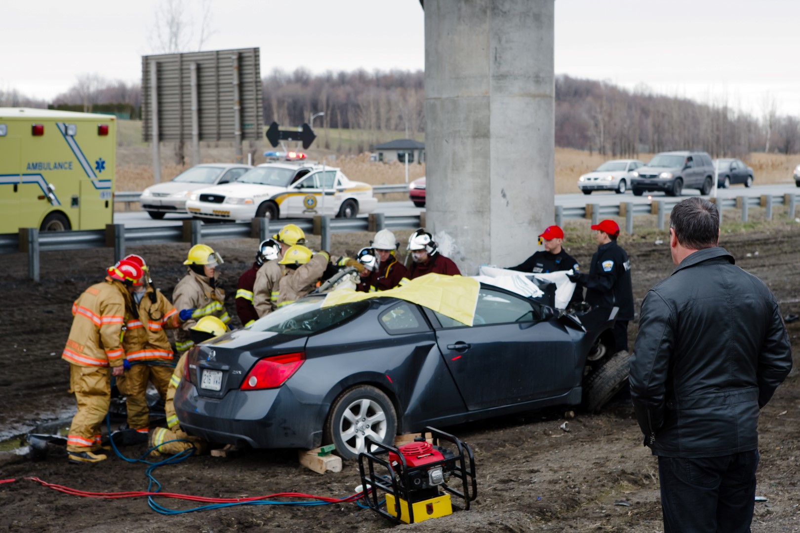 Le ministre Yves Bolduc intervient à la suite d'un accident mortel