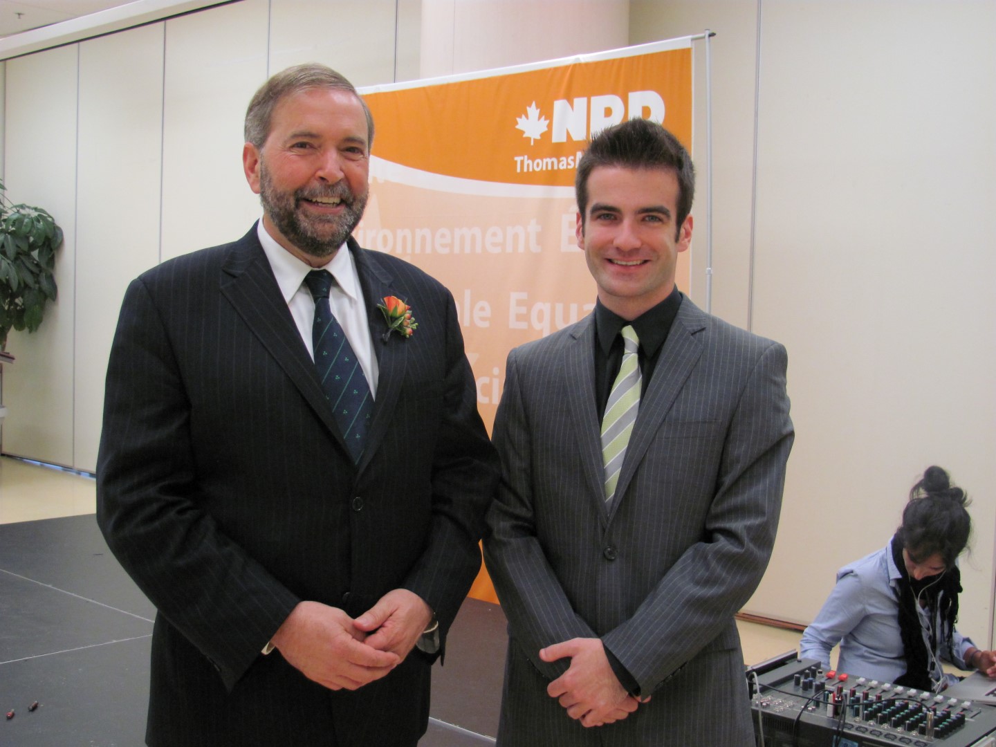 La victoire de Thomas Mulcair comme chef du NPD est une bonne nouvelle pour le député néo-démocrate de Chambly-Borduas, Matthew Dubé.