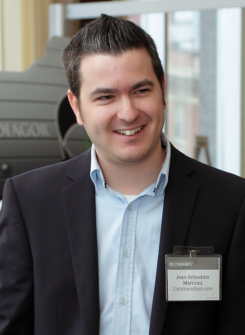 Jean-Sébastien Marceau a créé un site Internet permettant aux entreprises de commanditer des athlètes professionnels et des événements culturels.