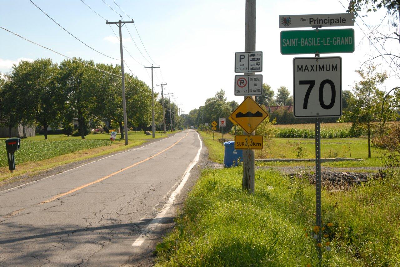 Les routes 116 et 223 ne seront donc pas touchées par ces modifications, tout comme le rang des Vingt, la montée Robert (en partie), le boulevard du Millénaire et la rue Principale.