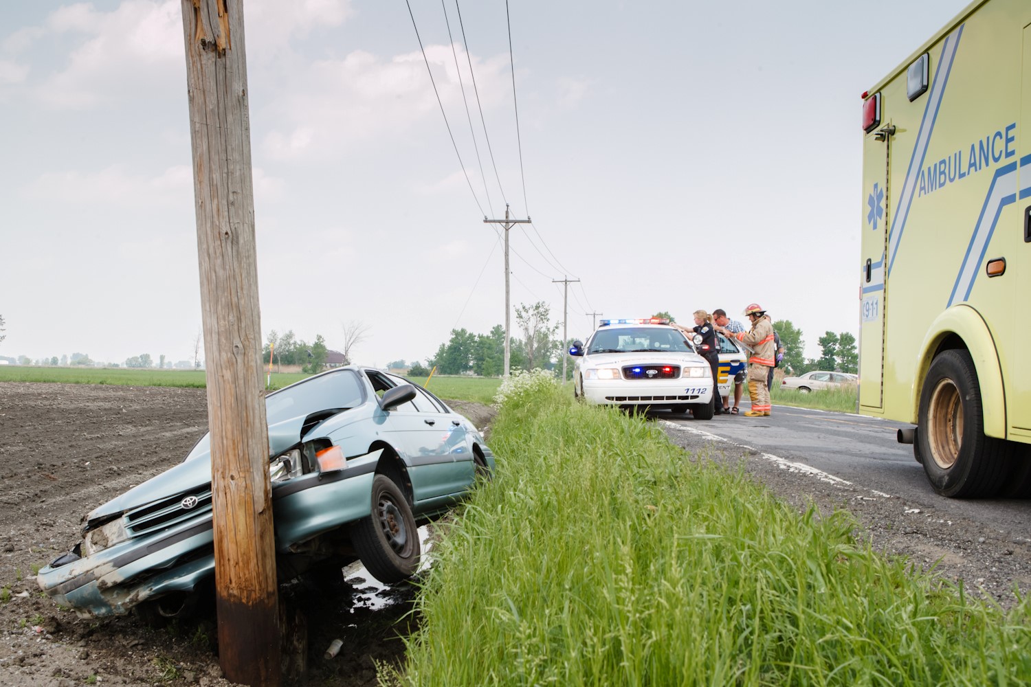 Accident causé par une abeille