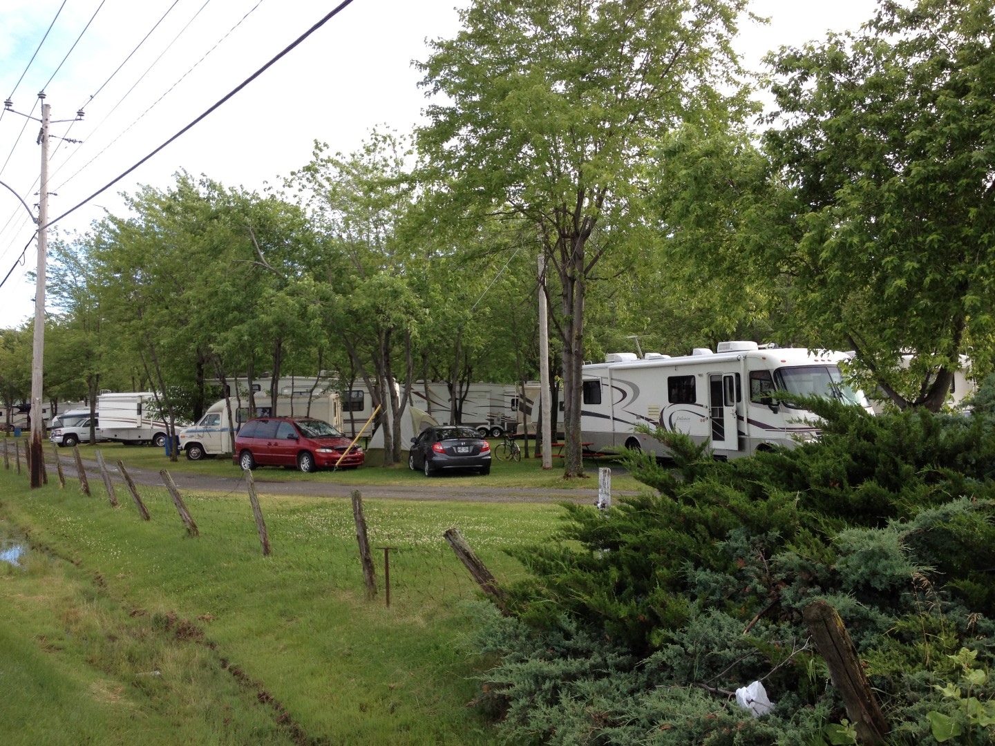 Au Camping Sainte-Madeleine, le nombre de voyageurs en autocaravane est en baisse.