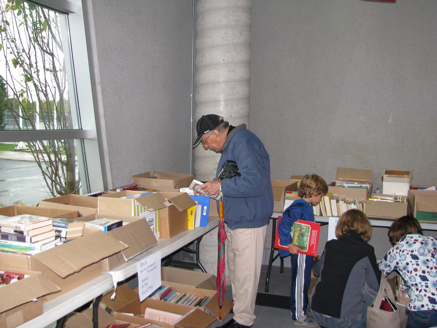 Vente de livres usagés au profit de la Société d'histoire de Saint-Basile-le-Grand