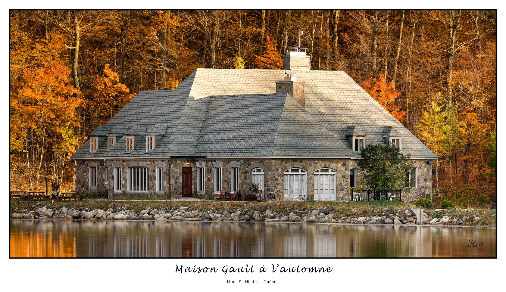 Le Manoir Gault à l'automne.