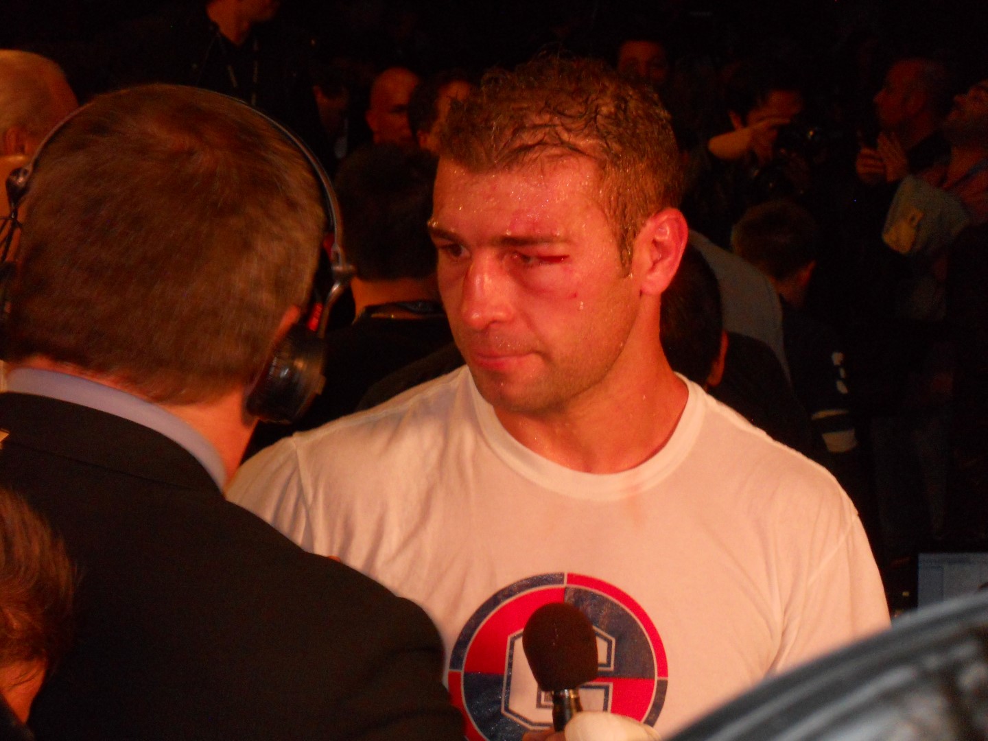 Lucian Bute, après son combat.