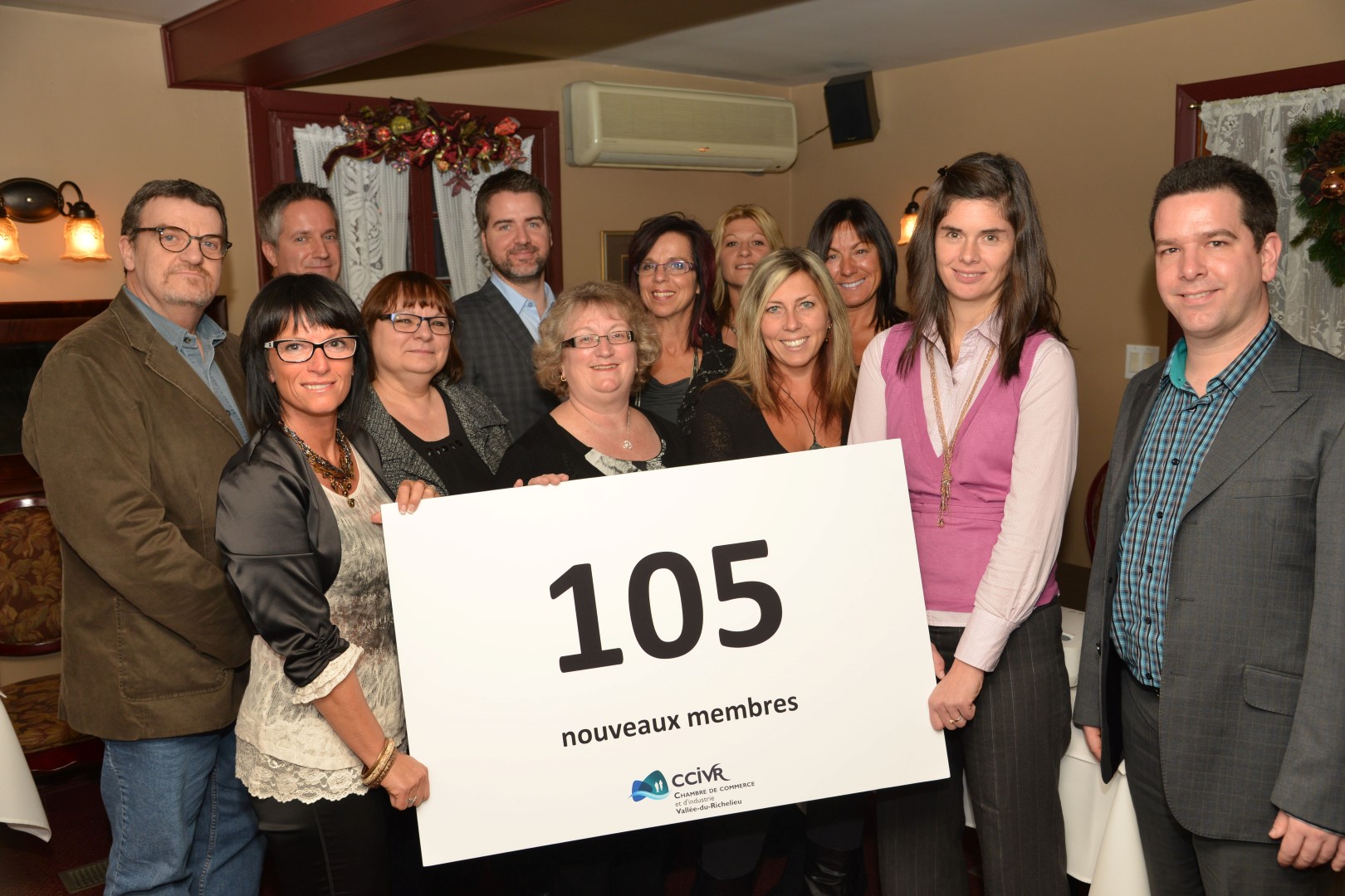 Plusieurs membres de la Chambre de commerce et d’industrie Vallée-du-Richelieu ont participé à la campagne qui a permis de recruter 105 nouveaux membres.