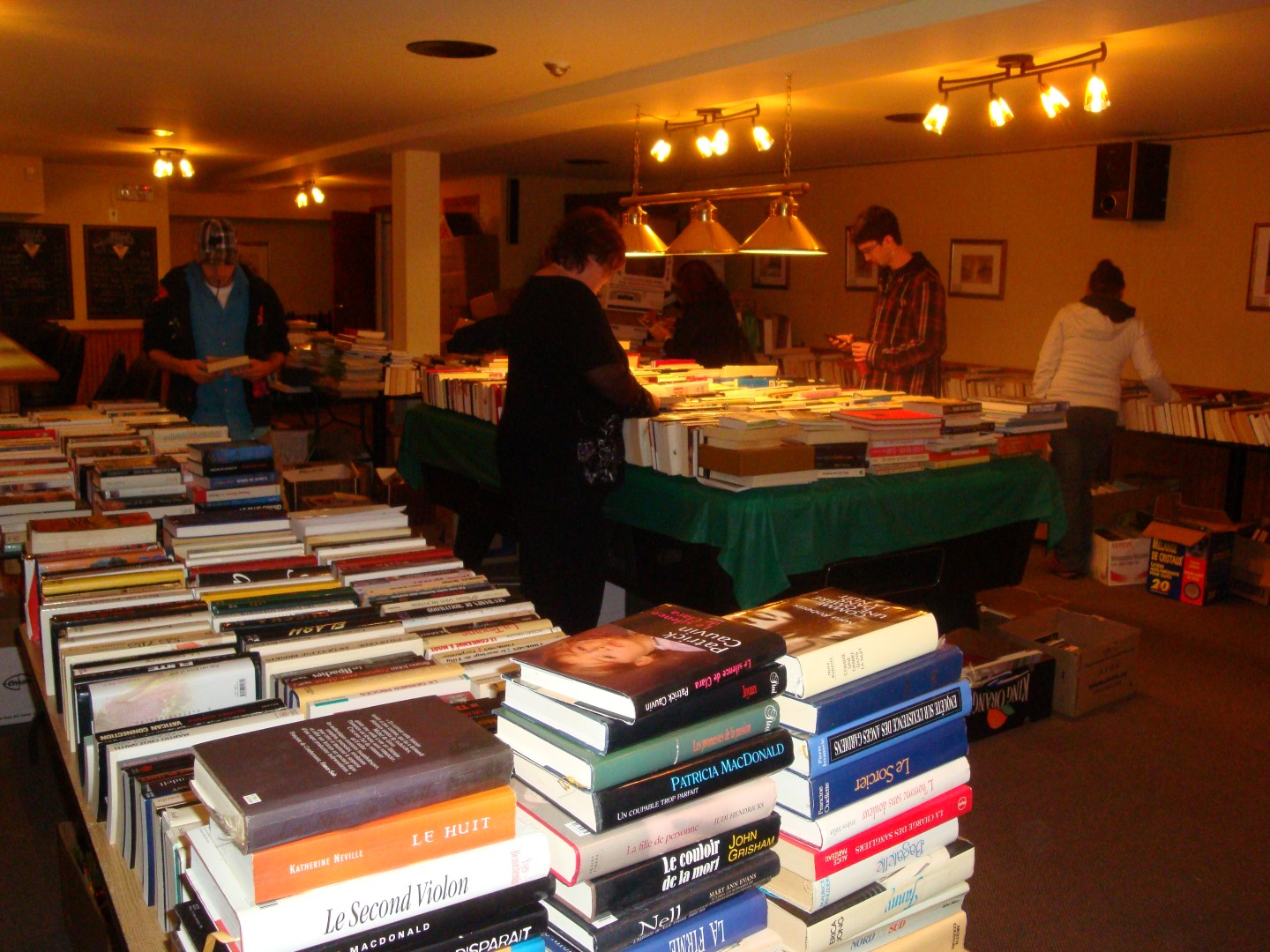 Des milliers de livres pour tous les goûts seront ainsi à liquider.