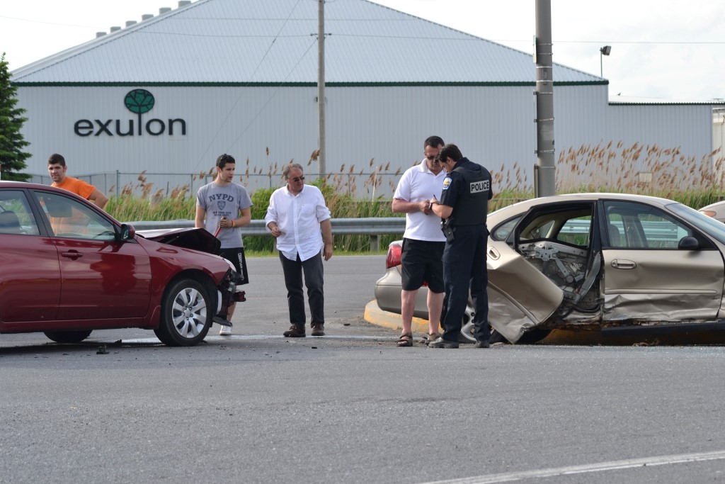 Accident à Mont-Saint-Hilaire