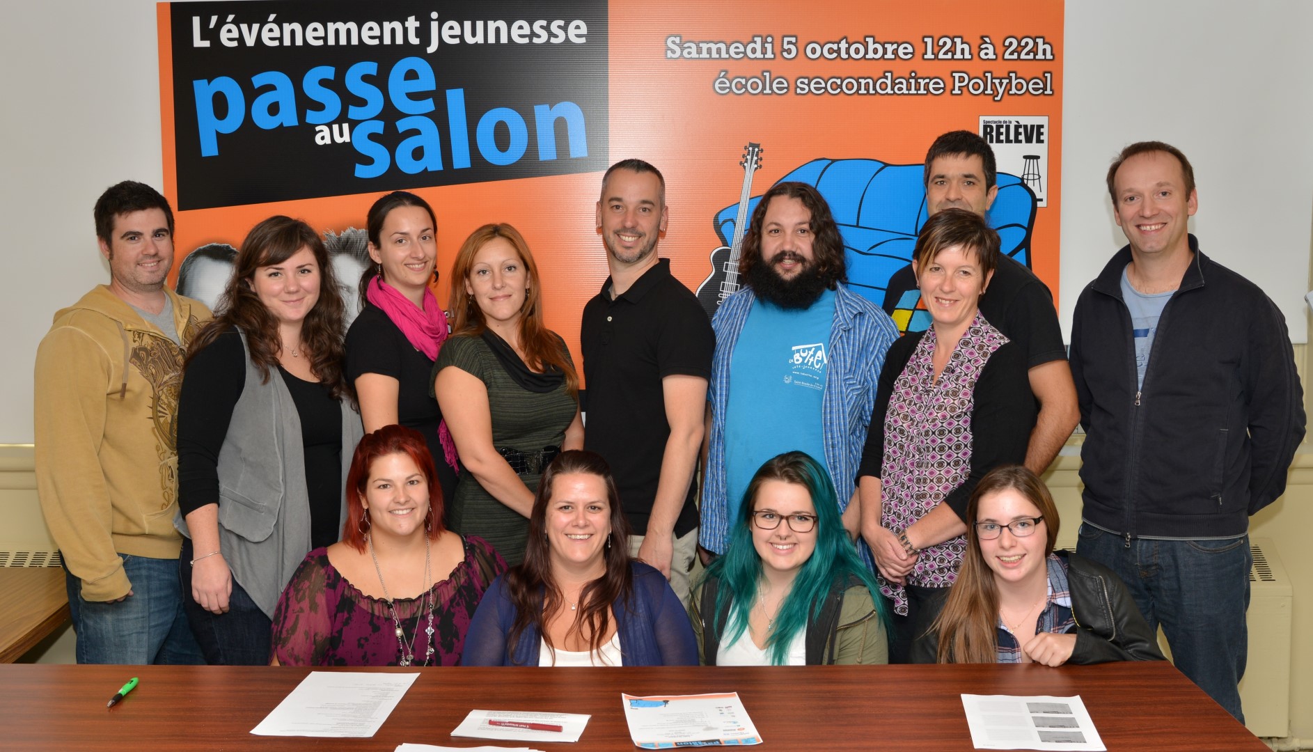 Le comité organisateur de l’événement Passe au salon et le porte-parole, le comédien Jocelyn Blanchard, attendent les jeunes en grand nombre.
