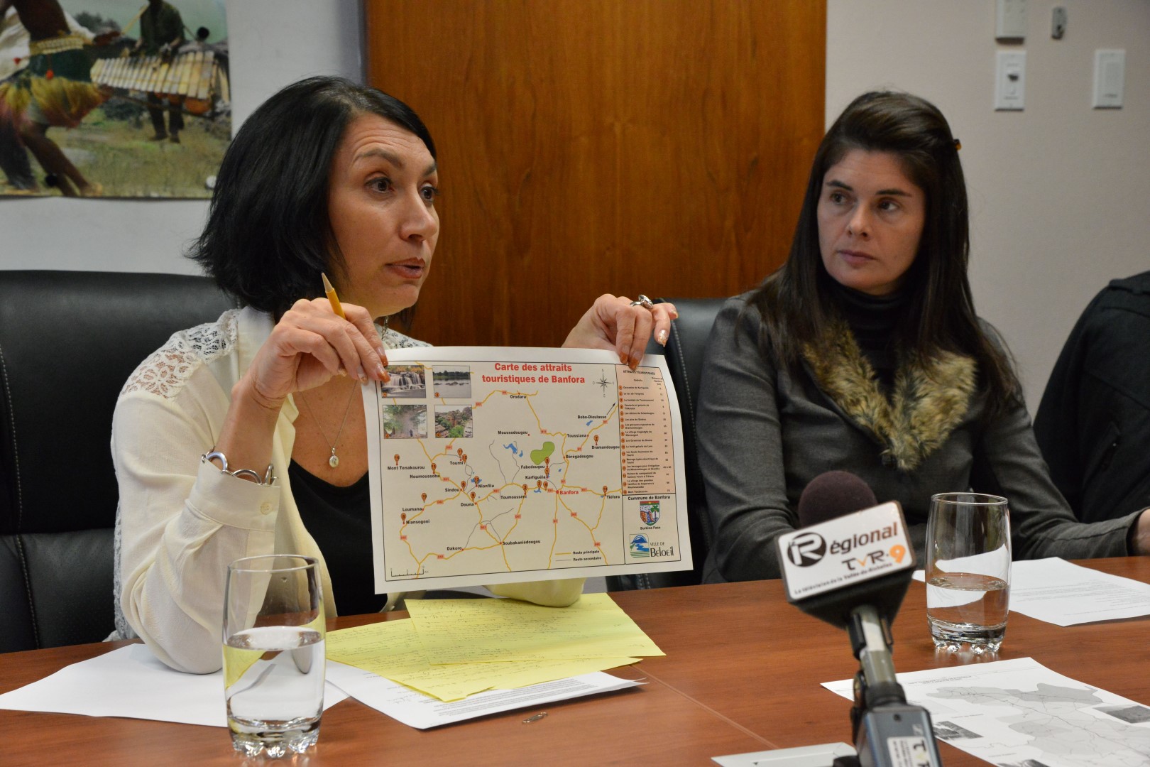 La directrice générale de Beloeil, Martine Vallières, et la directrice générale de la Chambre de commerce et d’industrie Vallée-du-Richelieu (CCIVR), Anne Durocher, ont contribué à mettre sur pied un circuit touristique en Afrique de l’Ouest.