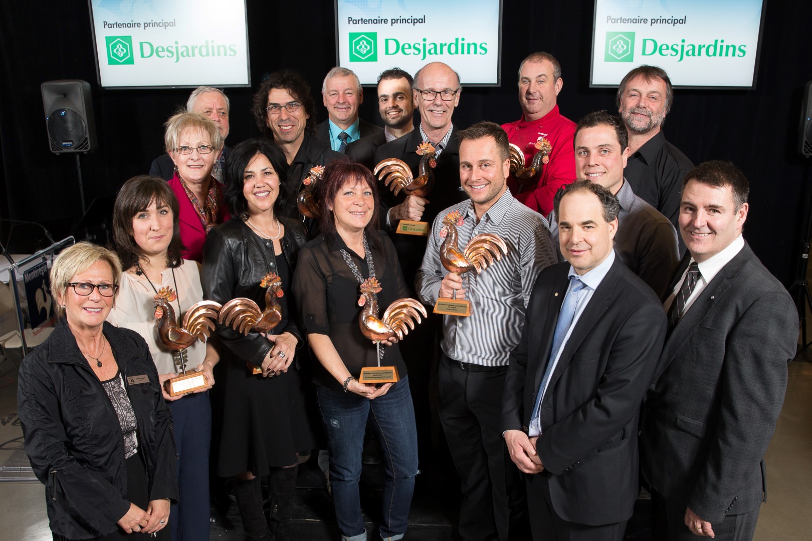 Les sept gagnants d'un Coq d’or en Montérégie ont été sélectionnés aux Grands Prix du tourisme québécois.