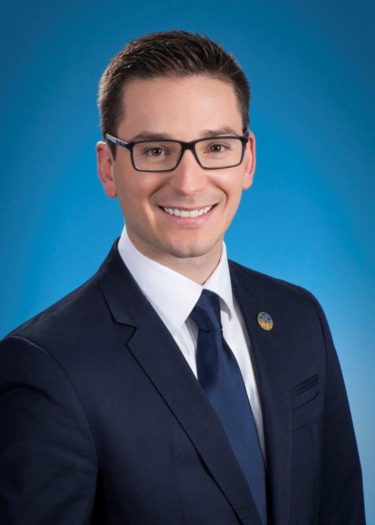 Le député de Borduas, Simon Jolin-Barrette.
