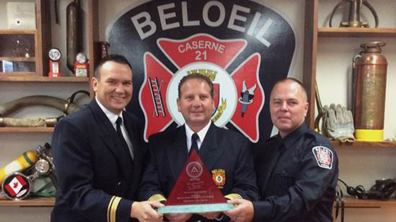Les pompiers de Beloeil honorés