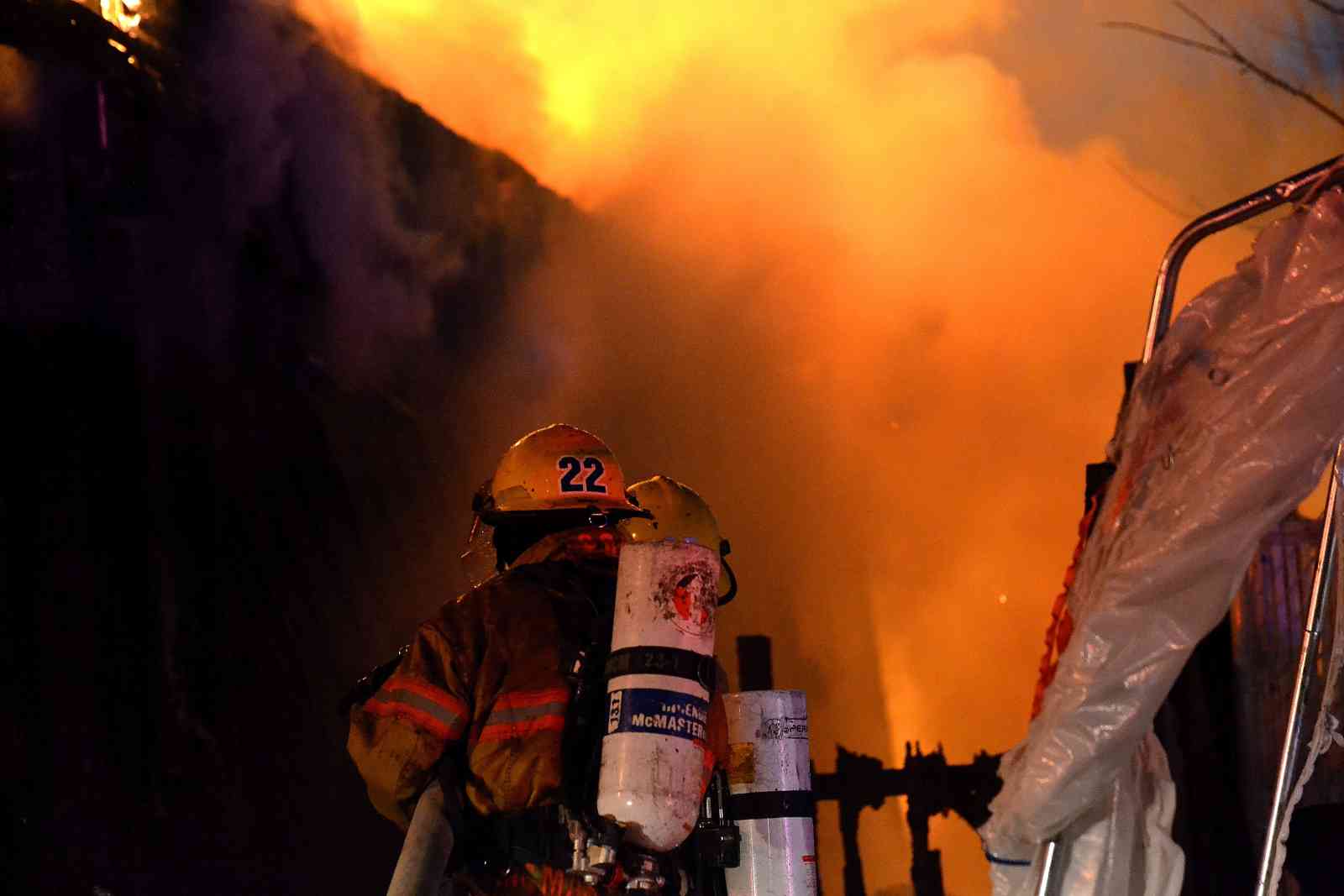 Feu majeur à St-Basile-Le-Grand