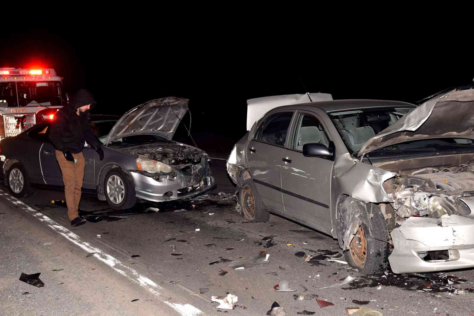 Accident trois véhicules à Beloeil