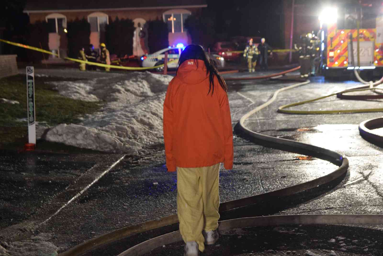 1er Janvier 2015, le feu ravage une maison