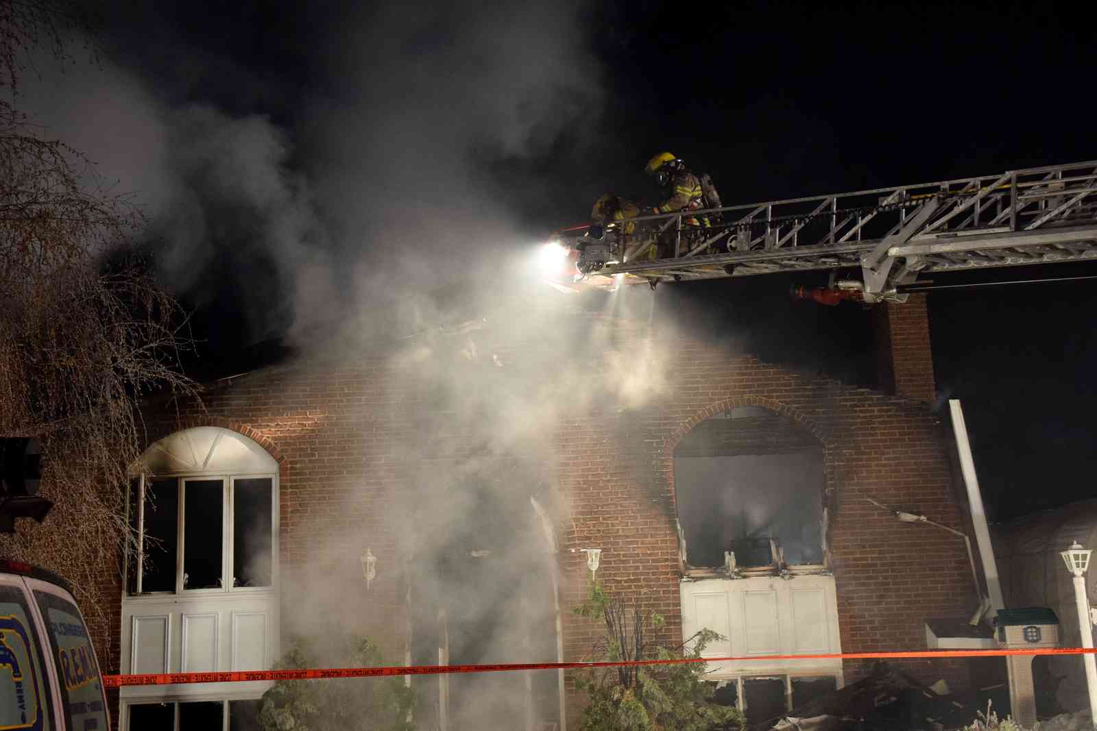 1er Janvier 2015, le feu ravage une maison