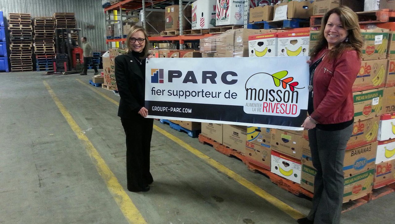 PARC amassera des des denrées et de l'argent pour Moisson Rive-Sud
