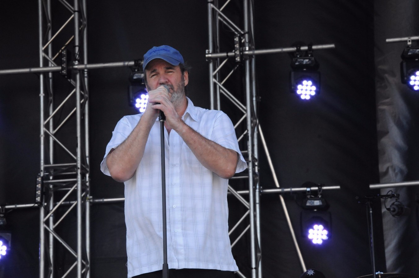 Paul Piché en répétition lors de la 34e édition de l'International de Montgolfières de Saint-Jean-Sur-Richelieu